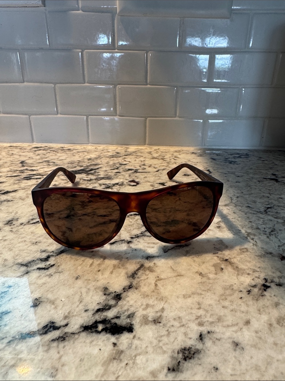Maui Jim Men's Tortoiseshell Sunglasses - Polarized Brown Lenses